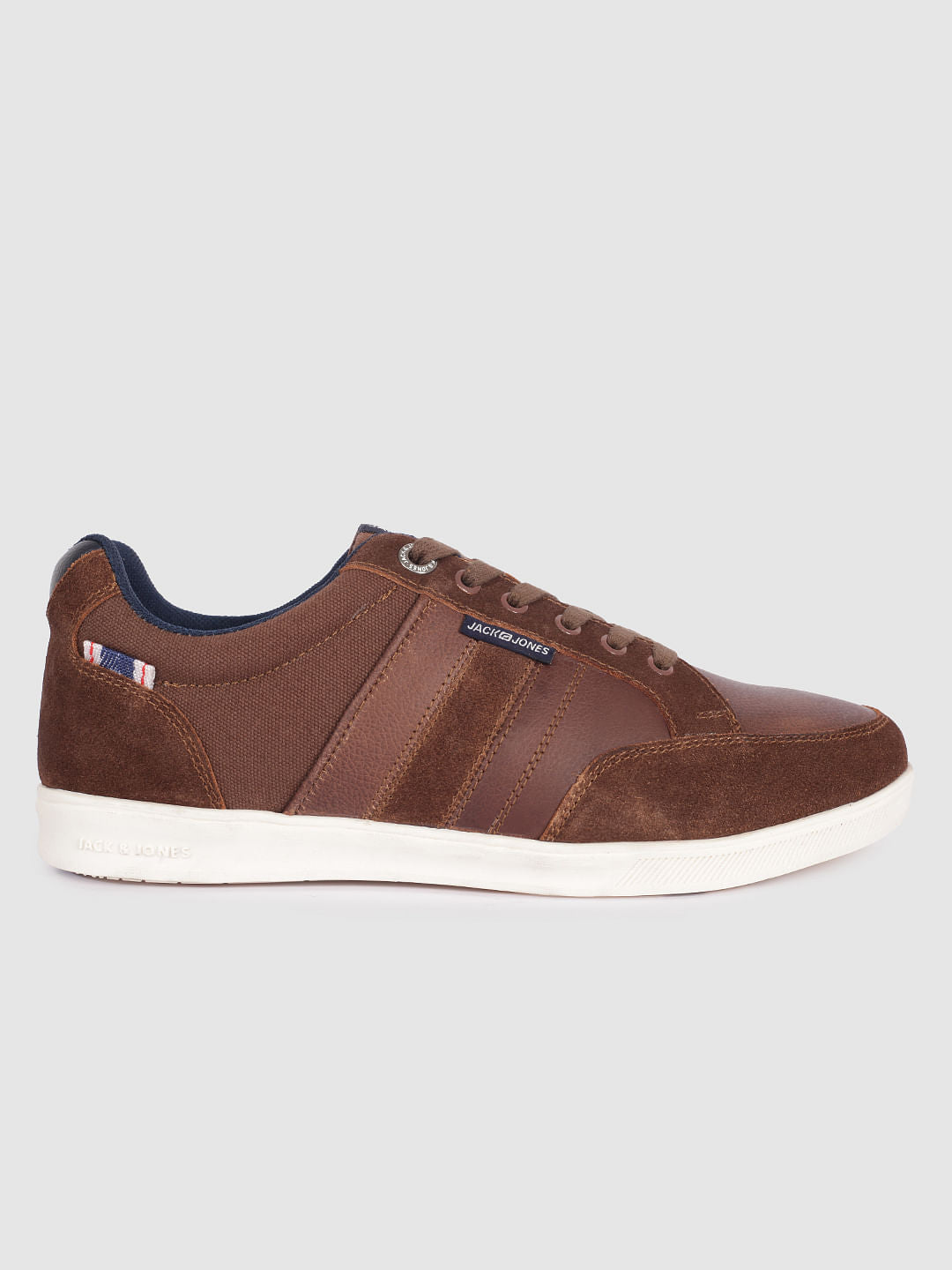 Brown Suede Detail Sneakers