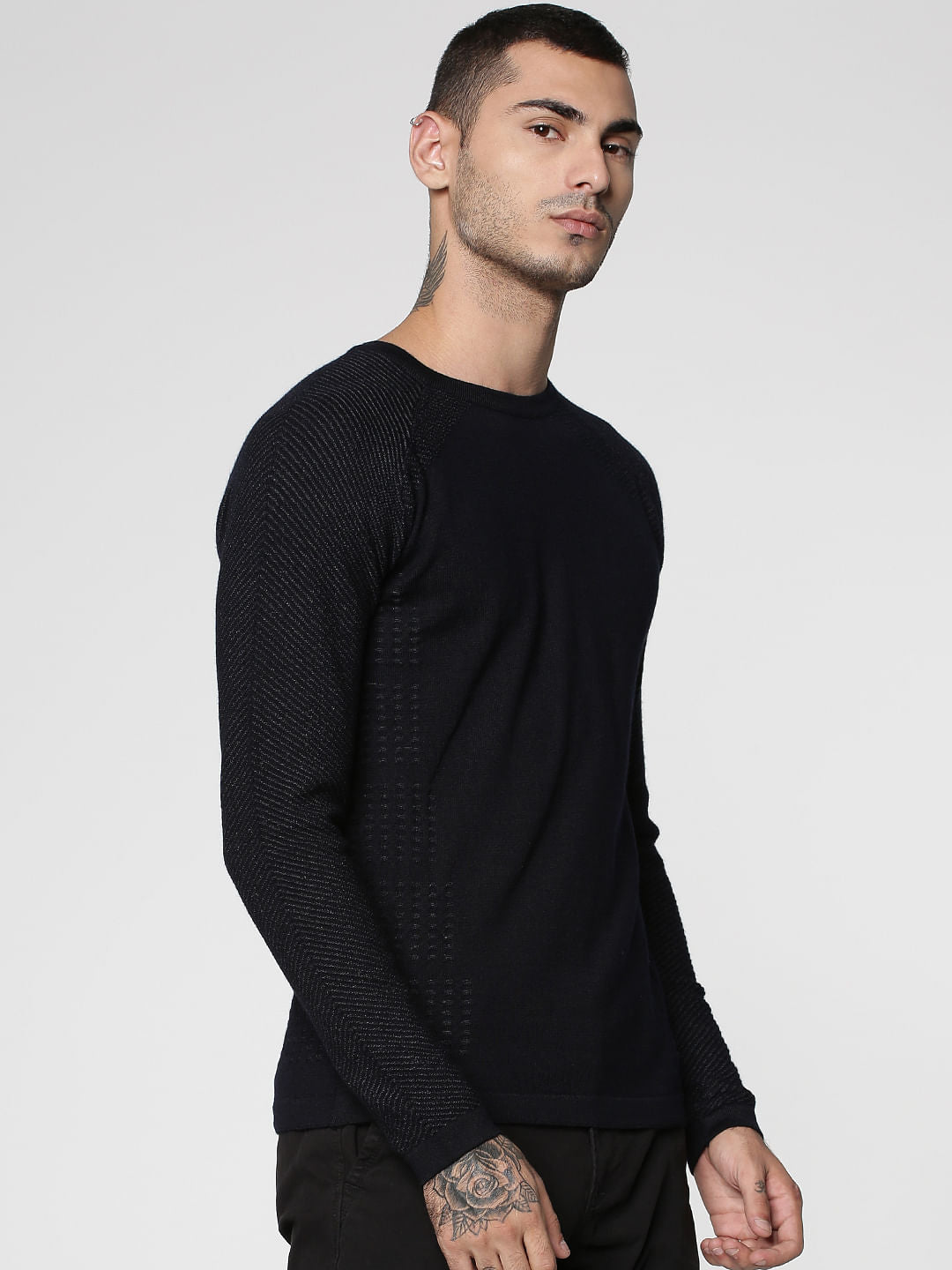 Navy Blue Pullover