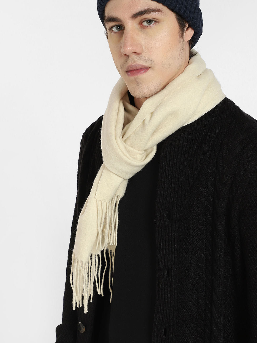 Off-White Woven Scarf - ONE