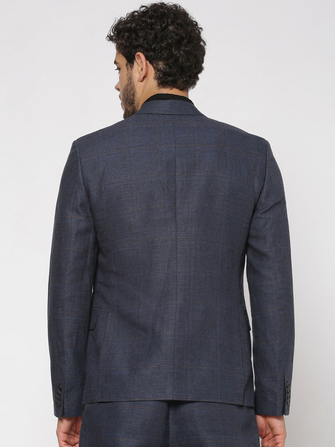 Blue Double Button Blazer