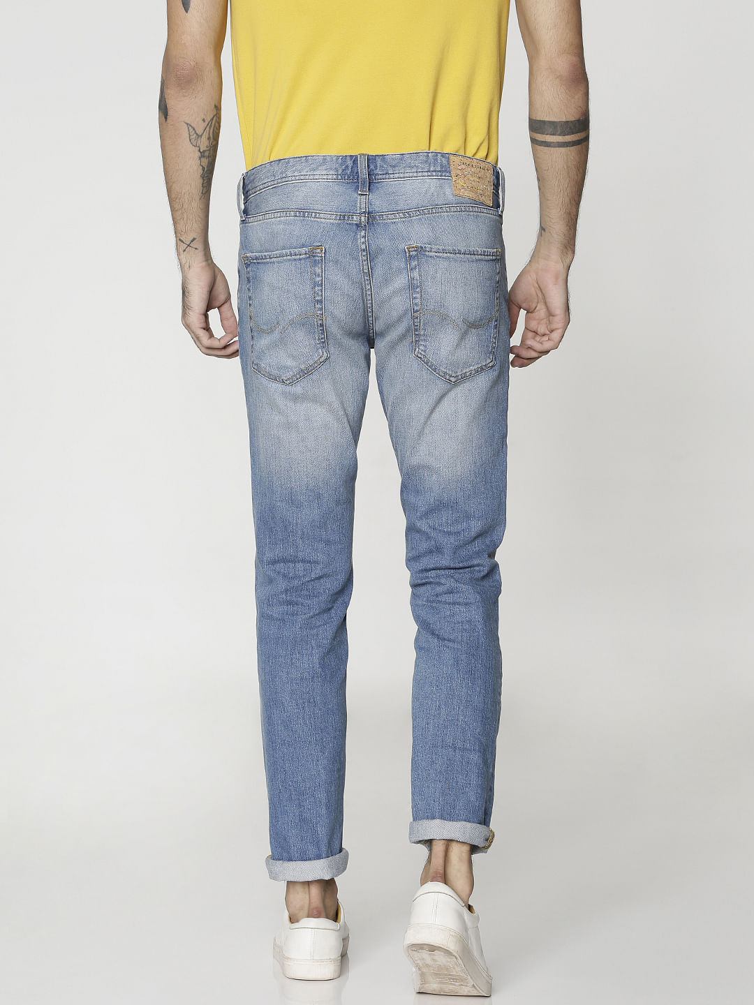 Blue Washed Tim Anti Fit Jeans