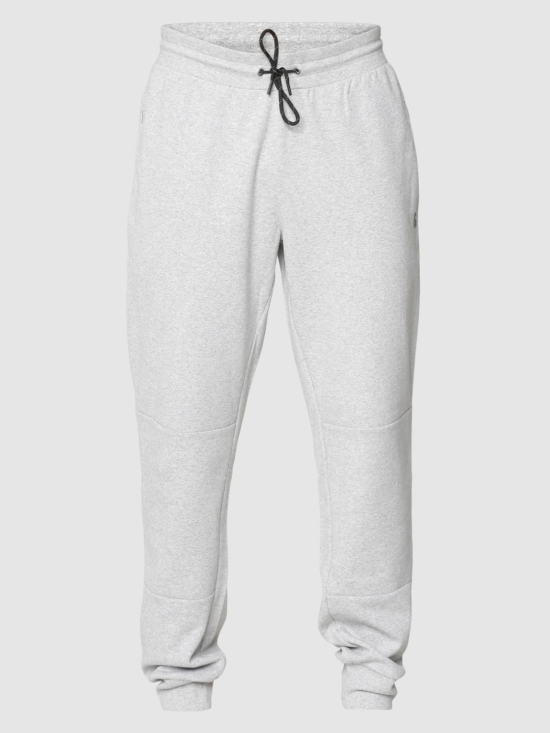 Grey Drawstring Regular Fit Sweatpants
