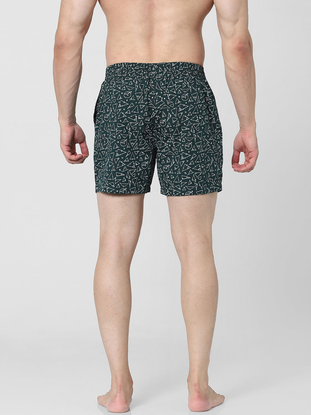 Green Printed Boxers