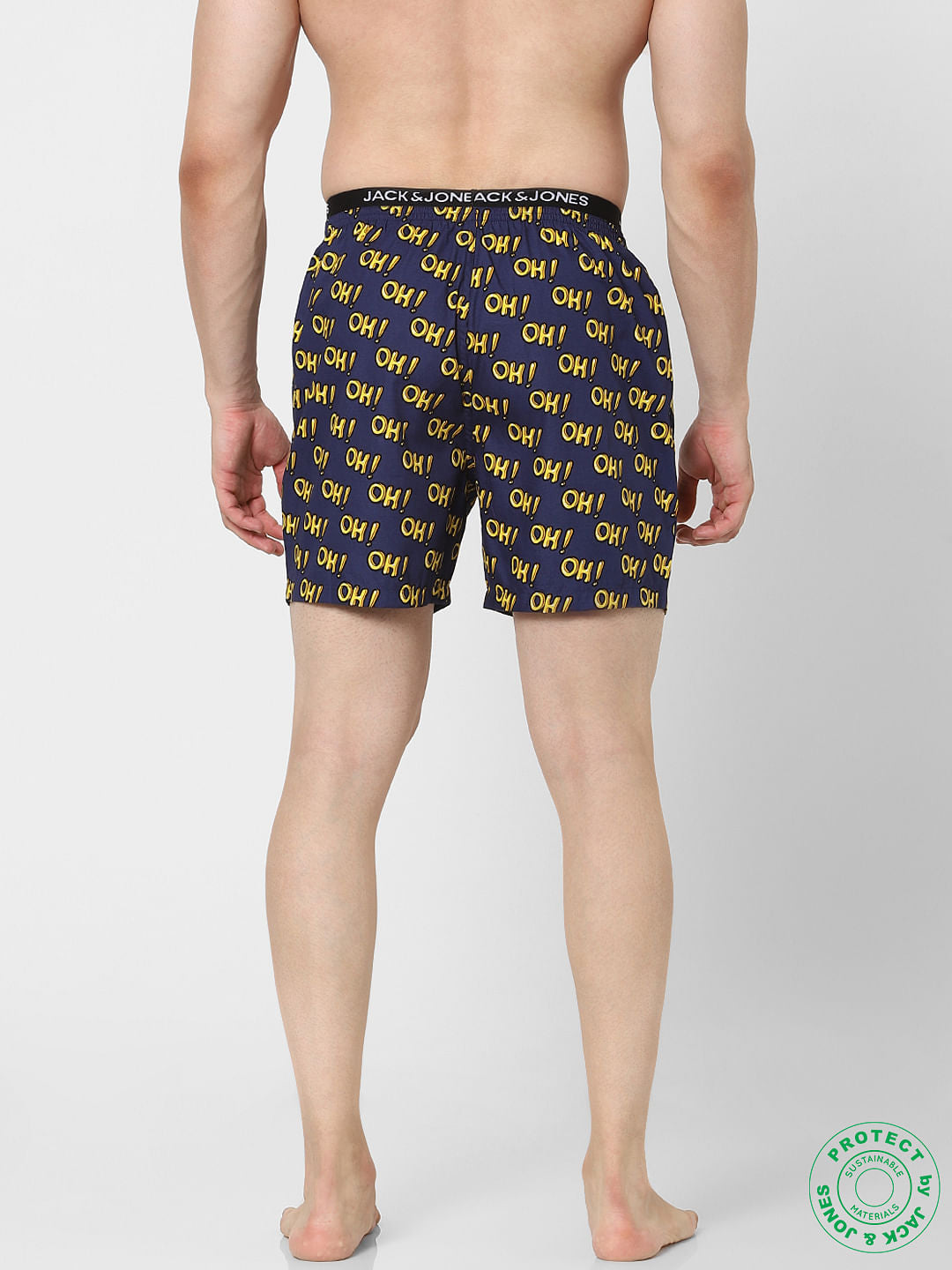 Blue Printed Boxers