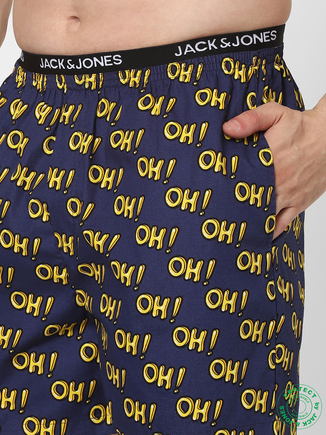 Blue Printed Boxers