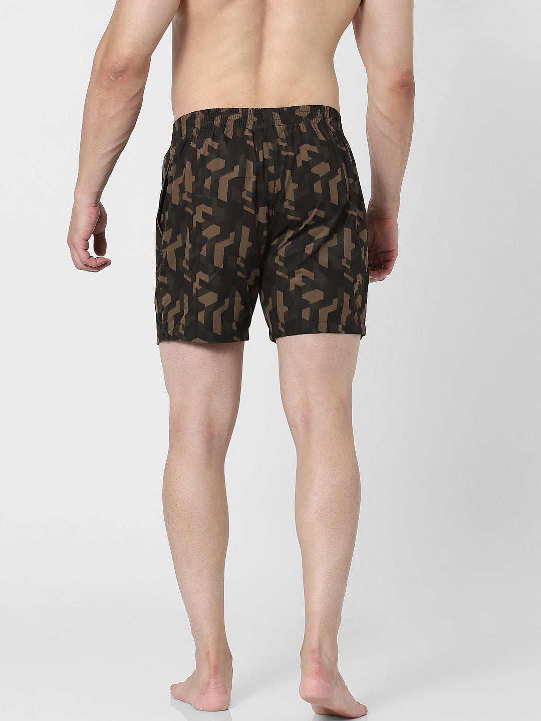 Green Printed Boxers
