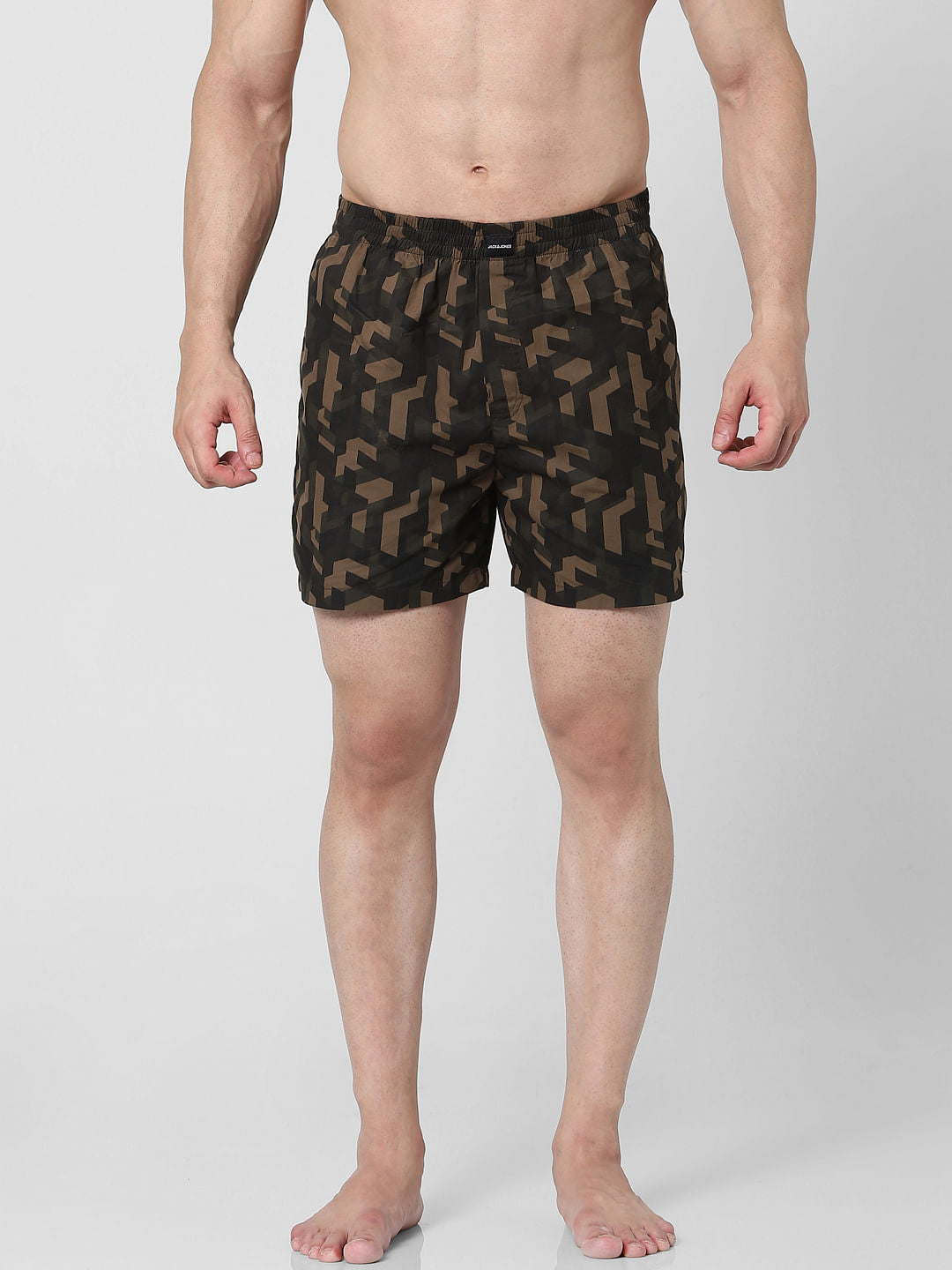 Green Printed Boxers