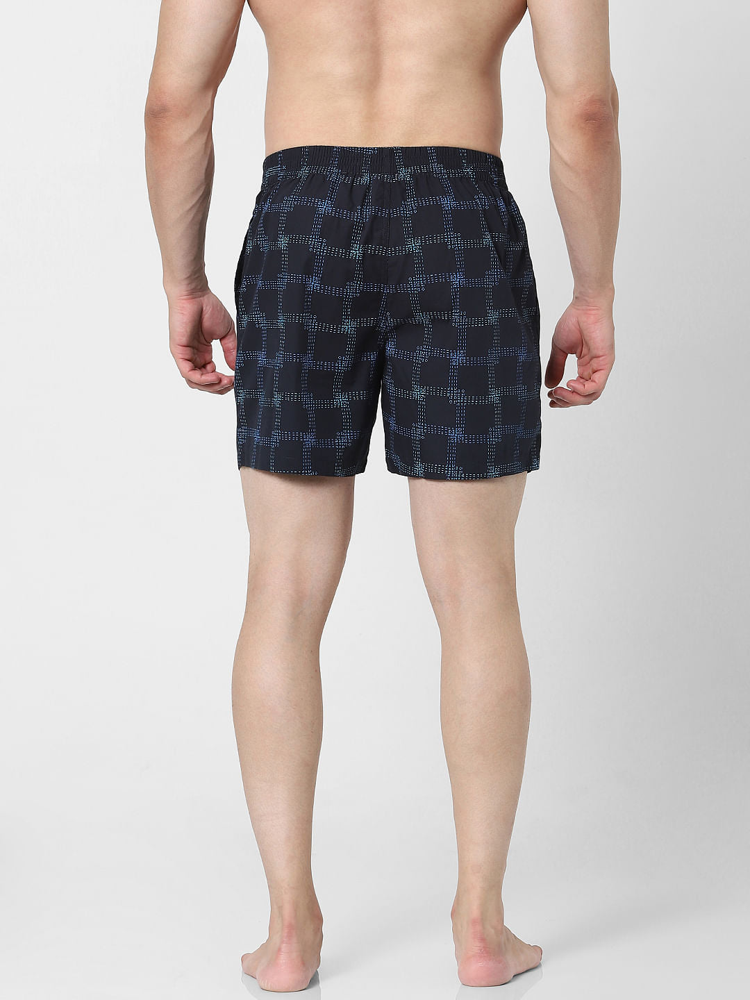 Blue Checks Boxers