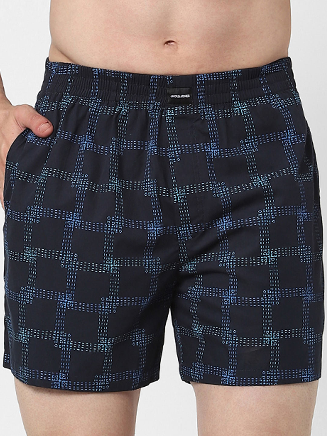 Blue Checks Boxers