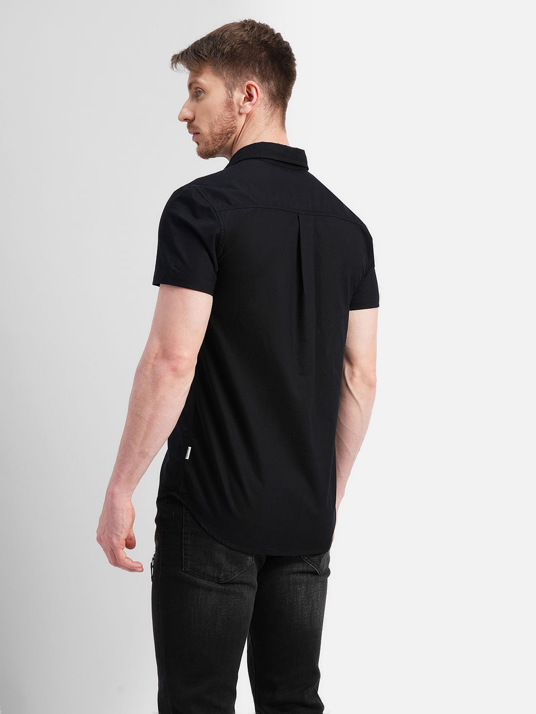 Black Short Sleeves Shirt