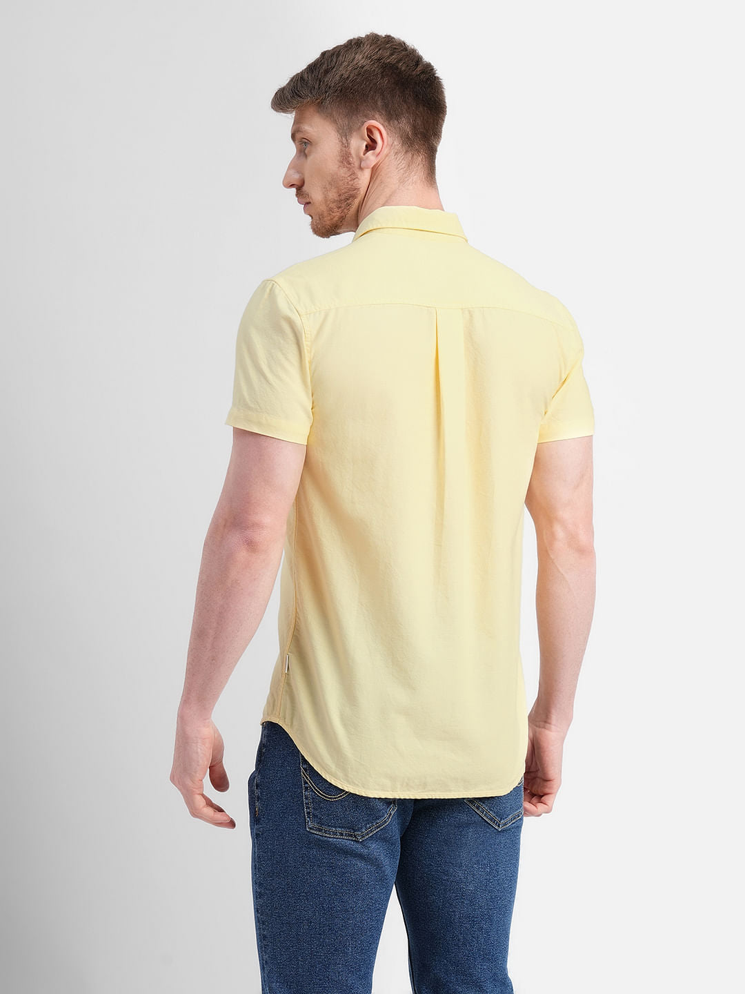 Yellow Short Sleeves Shirt