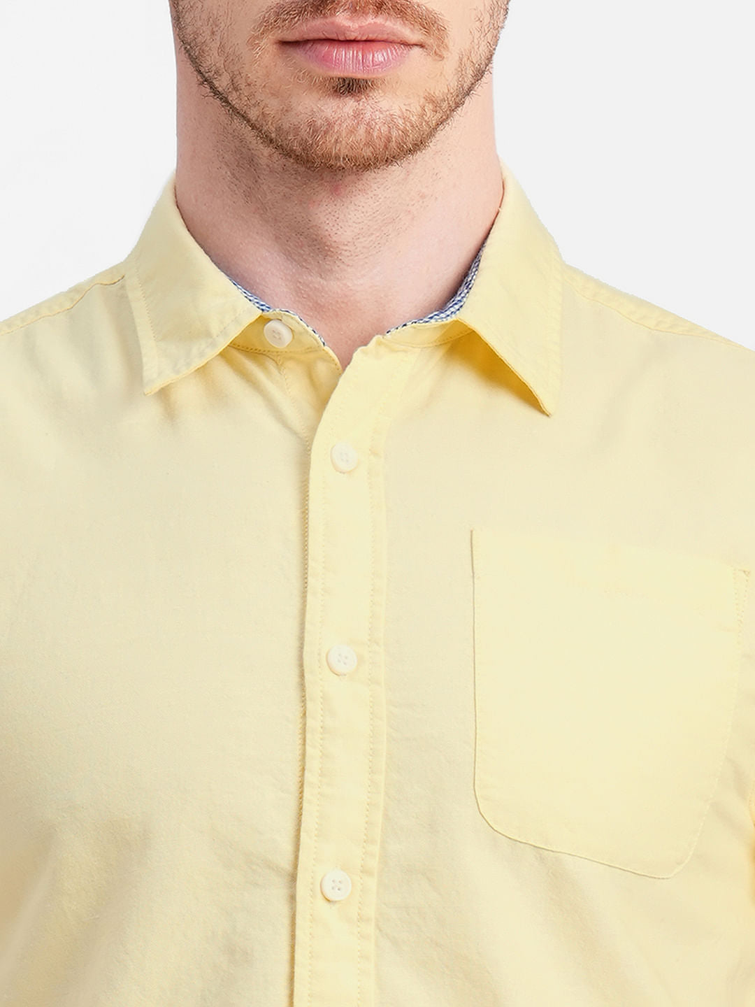 Yellow Short Sleeves Shirt