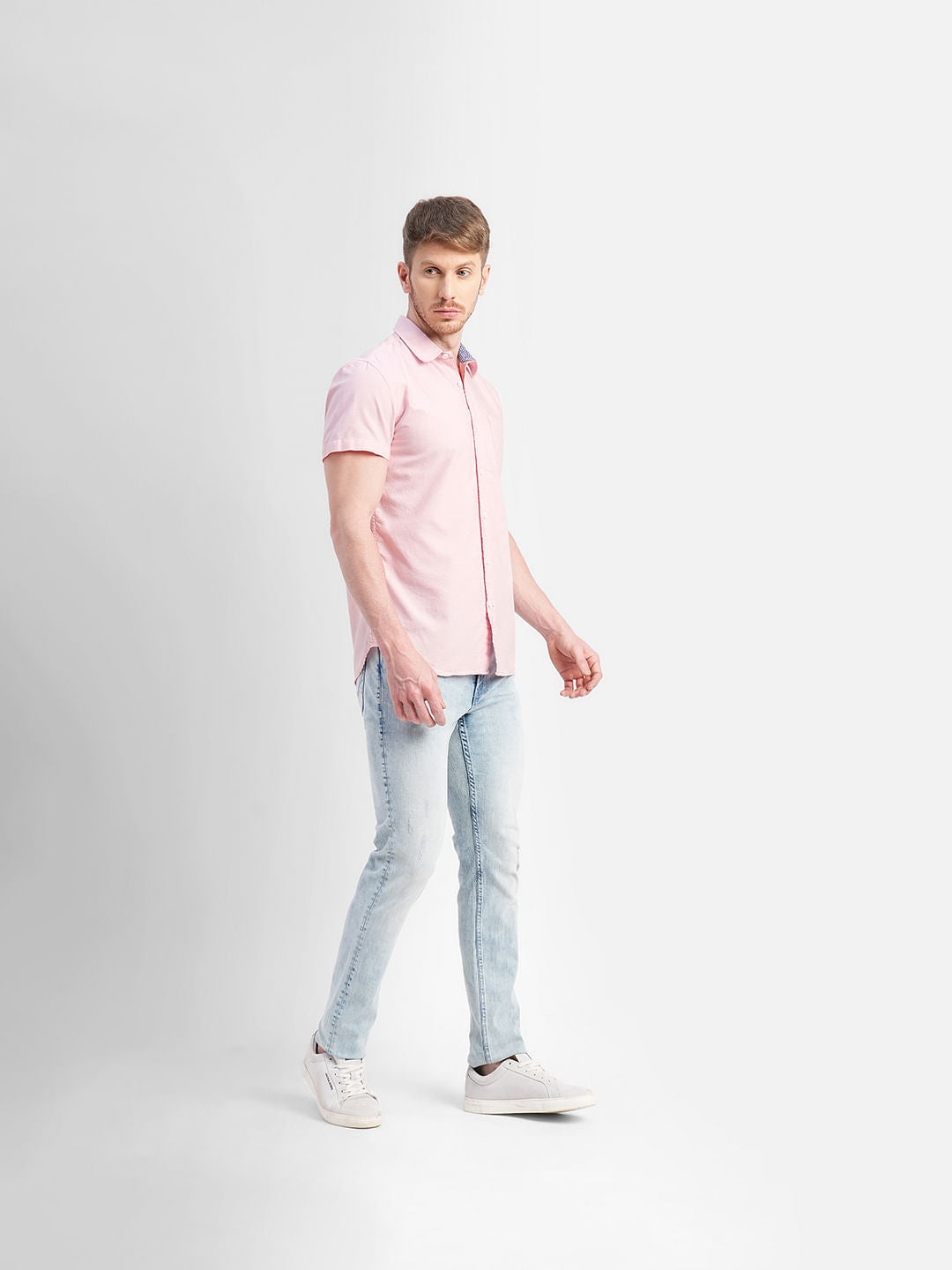 Pink Short Sleeves Shirt