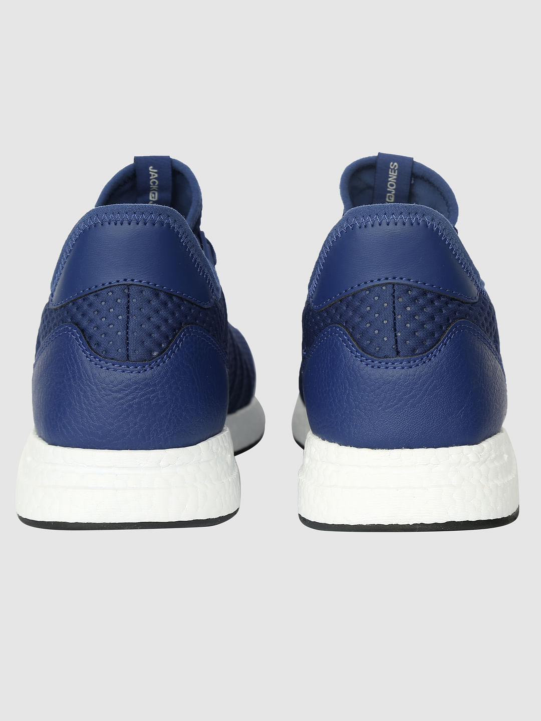 Blue Mesh Detail Sneakers