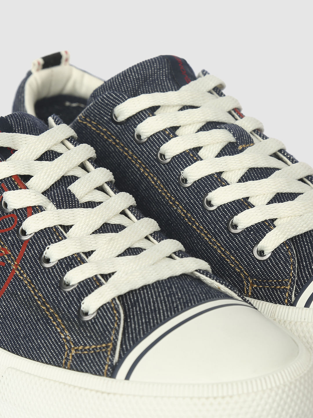 Blue Denim Sneakers