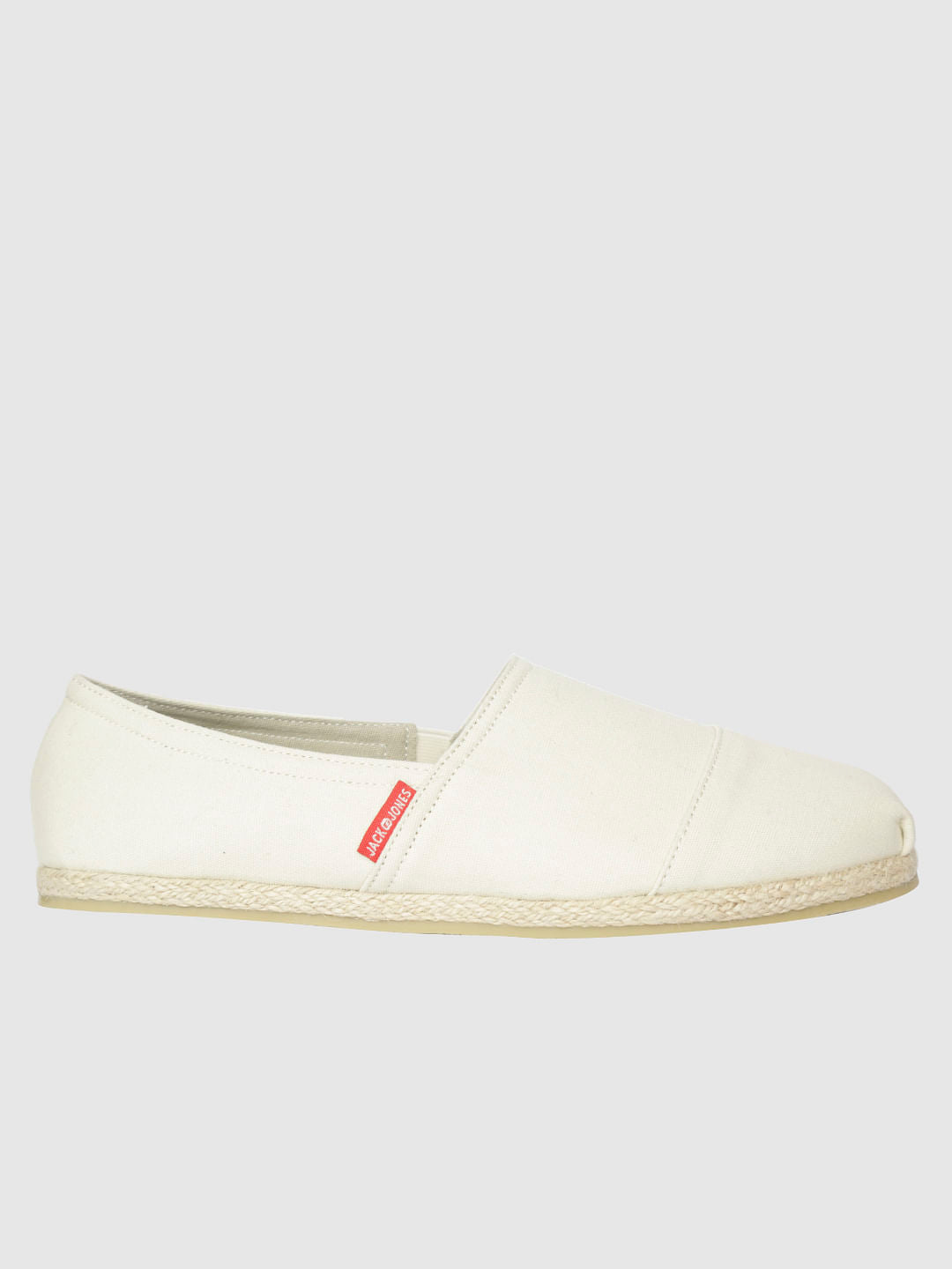 White Slip On Espadrilles