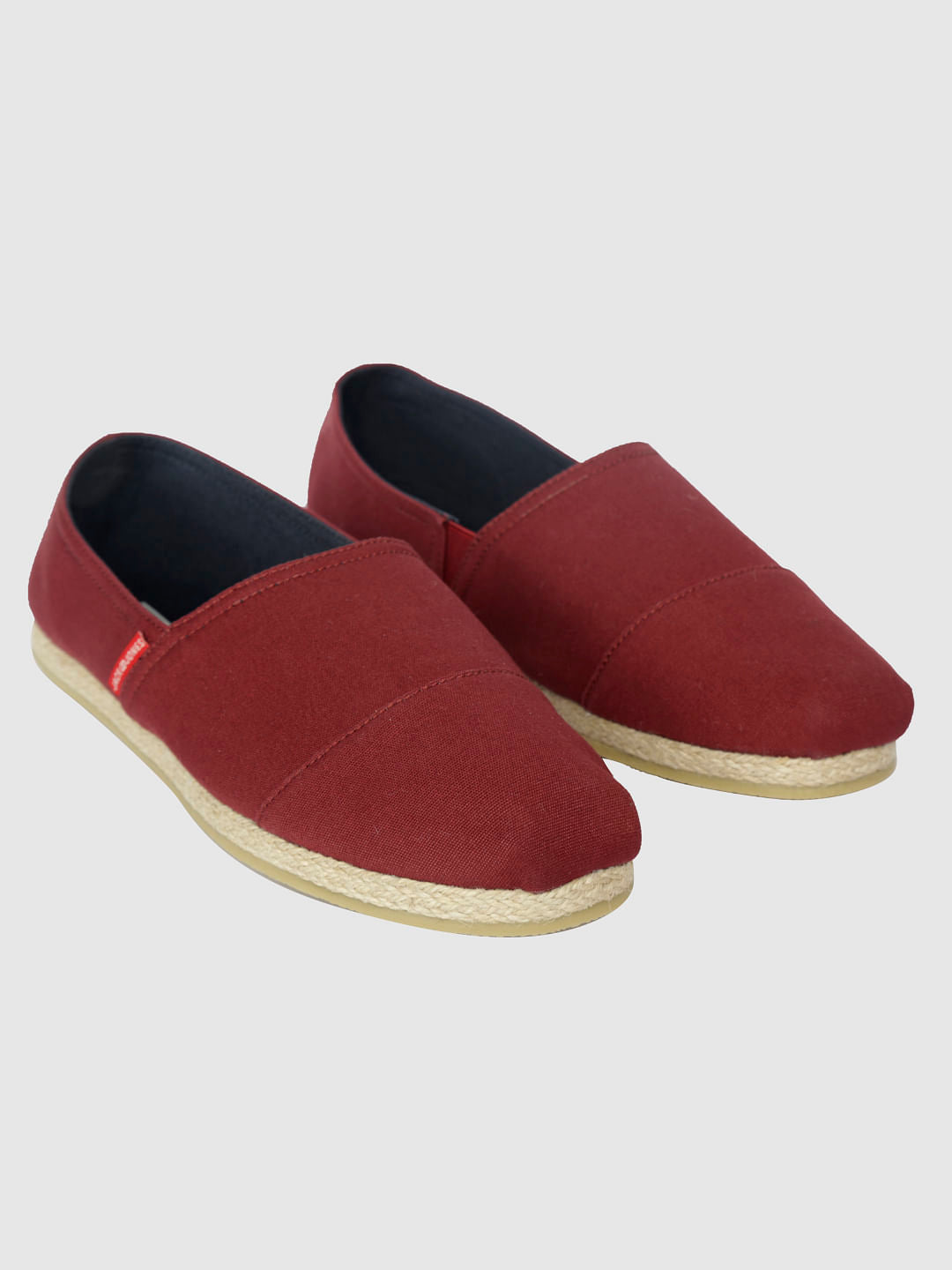 Red Slip On Espadrilles - 6