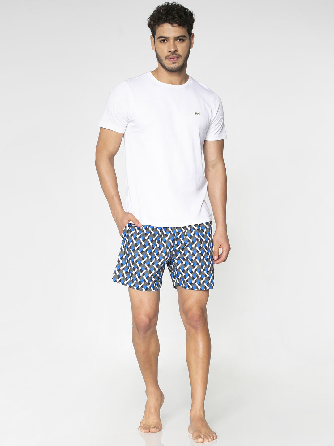 Blue All Over Printed Boxers