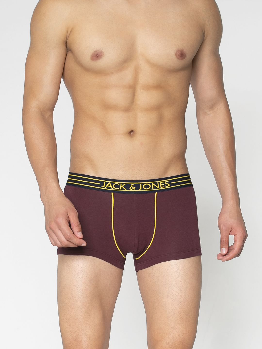 Maroon Brazilian Trunks - S