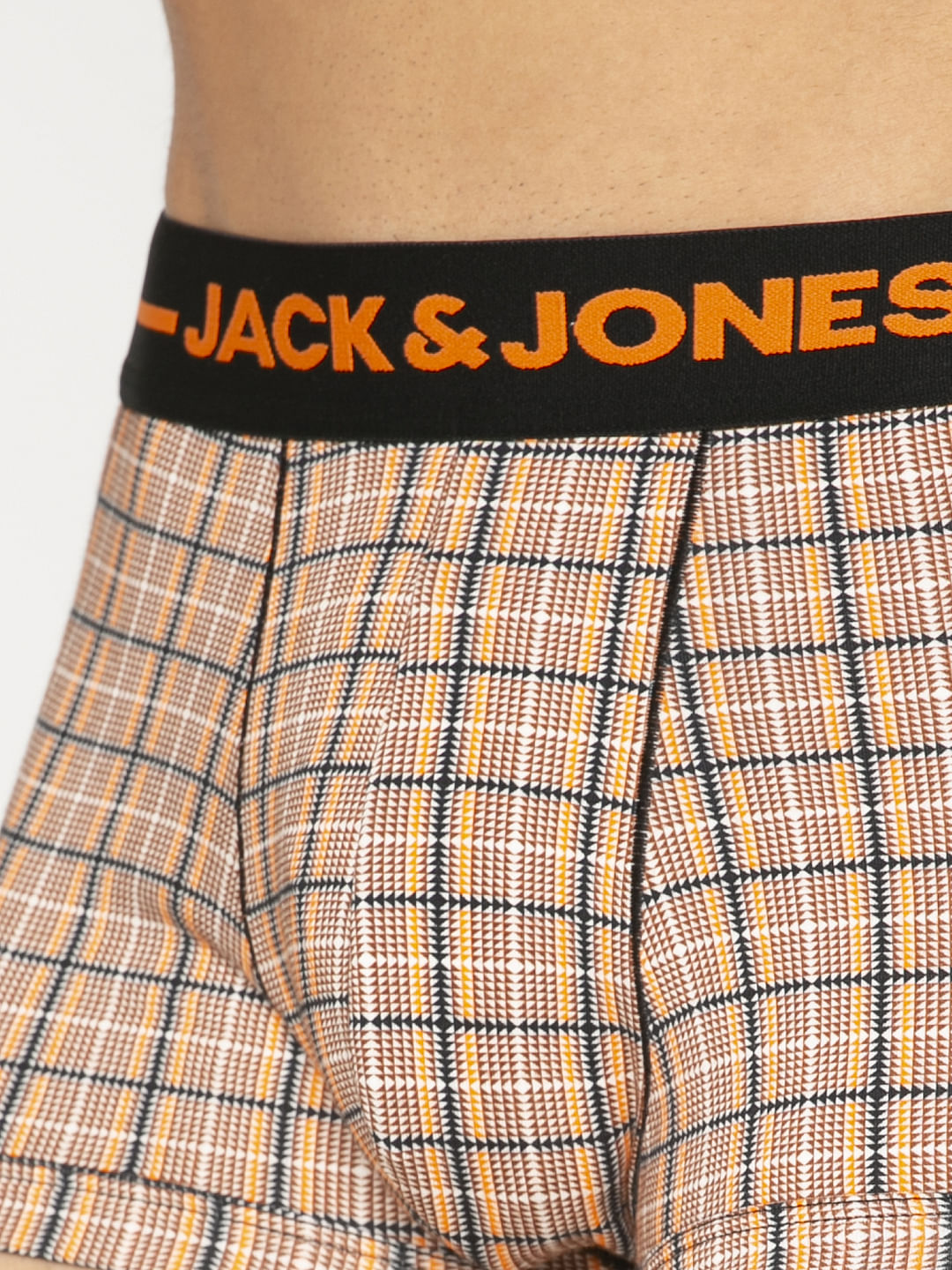 Black Checks Brazilian Trunks