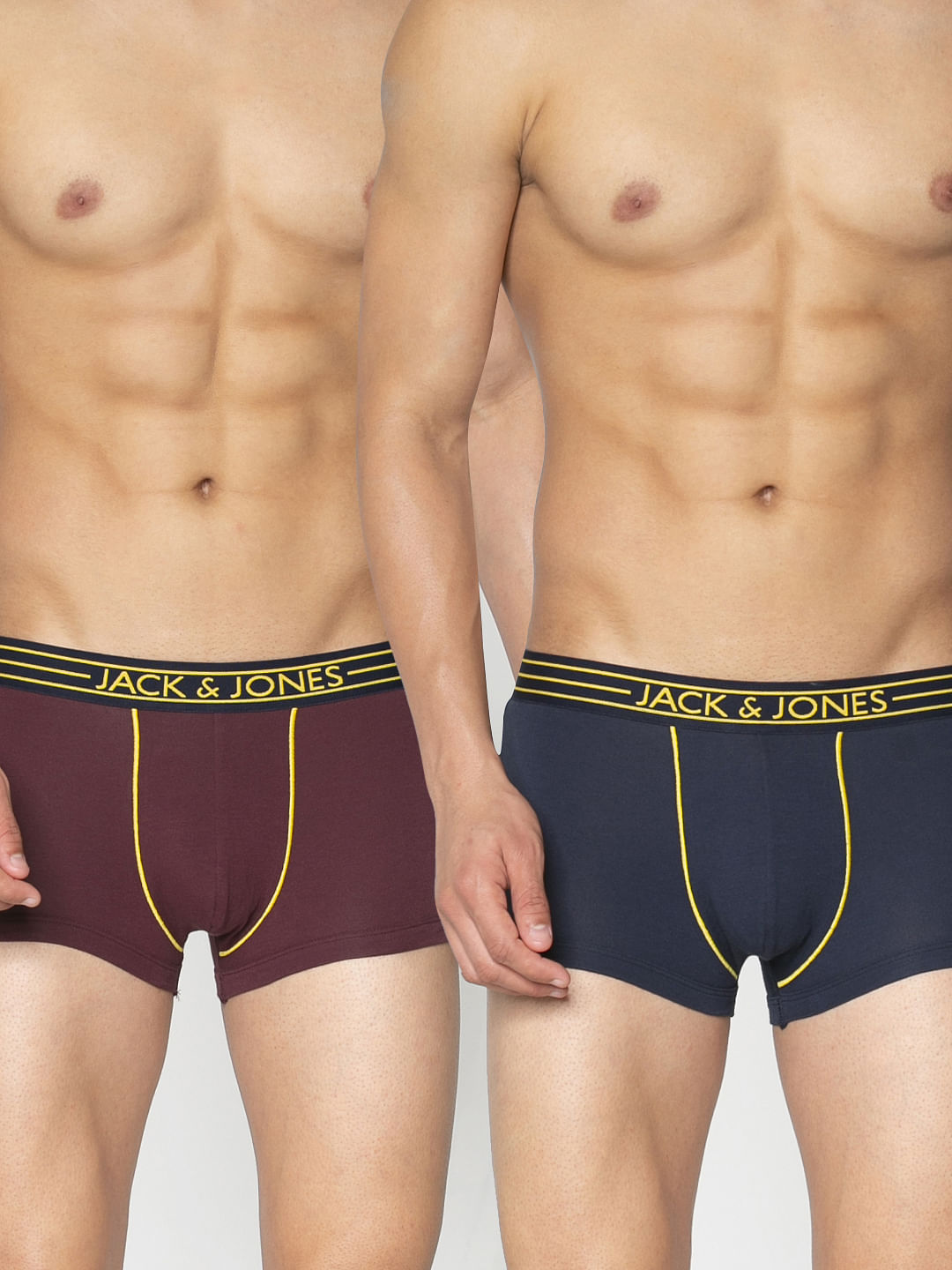 Pack Of Two Brazilian Trunks - Red And Blue - S