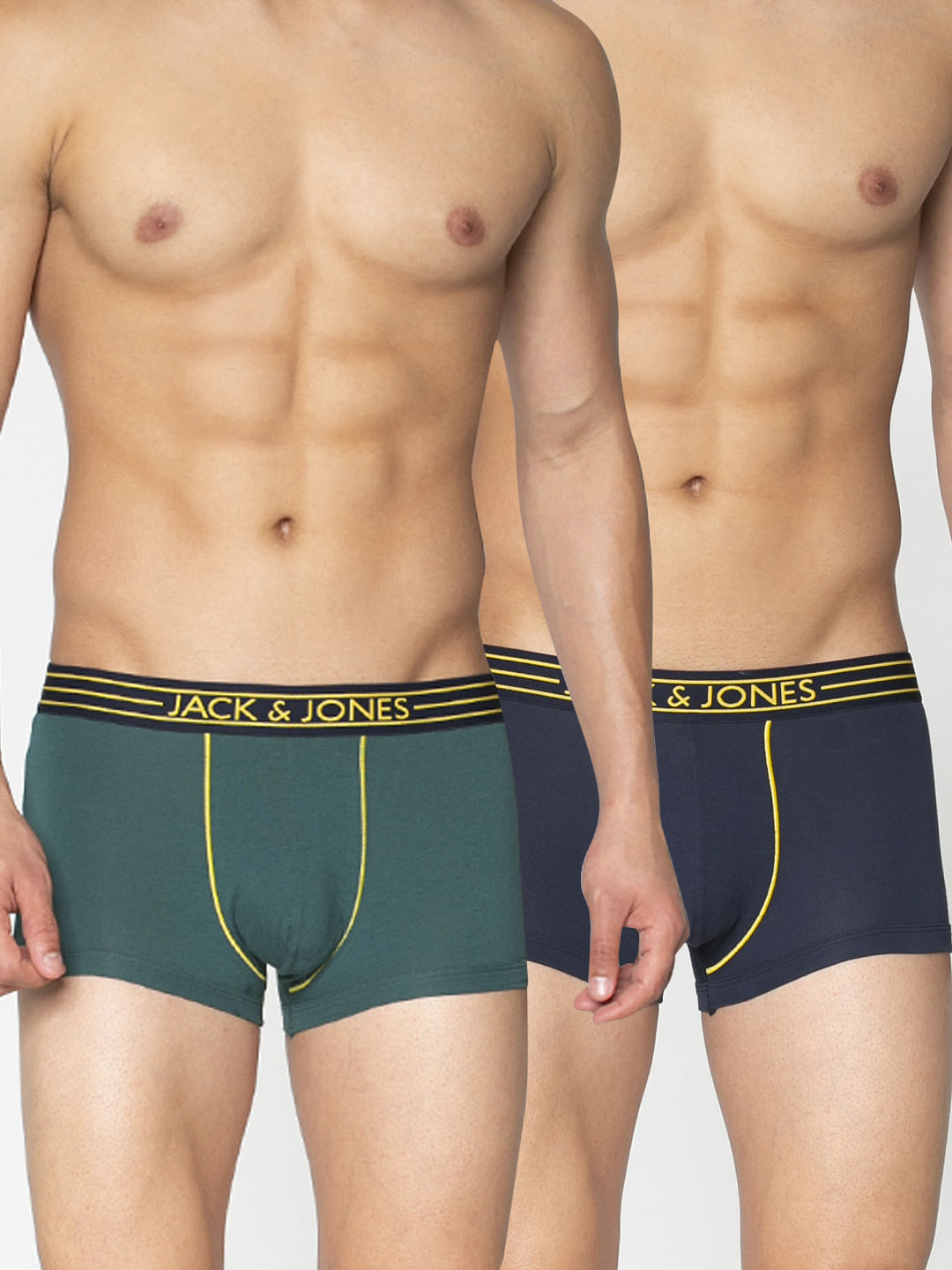 Pack Of Two Brazilian Trunks - Blue And Green - S