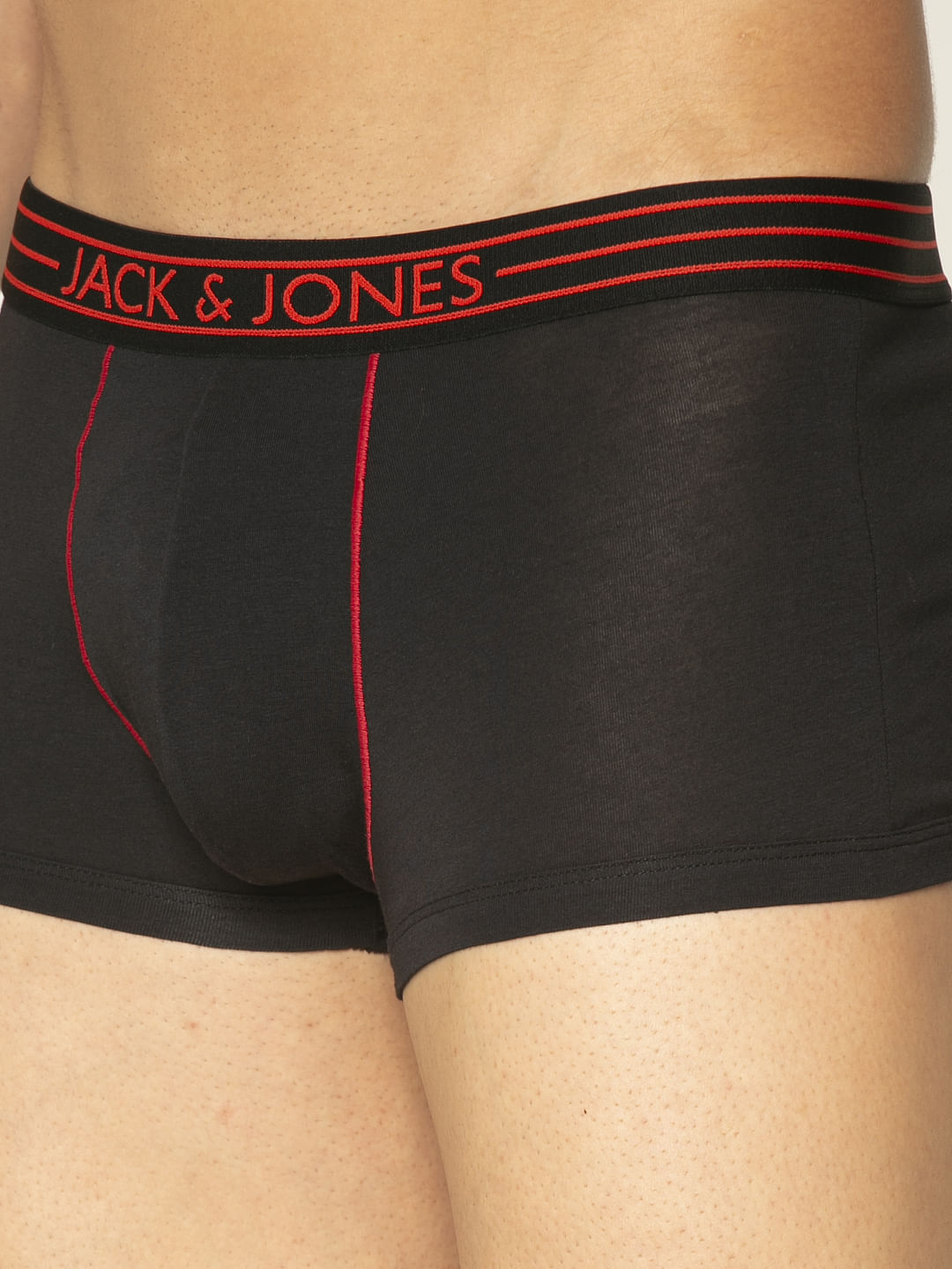 Black Pack Of Three Brazilian Trunks