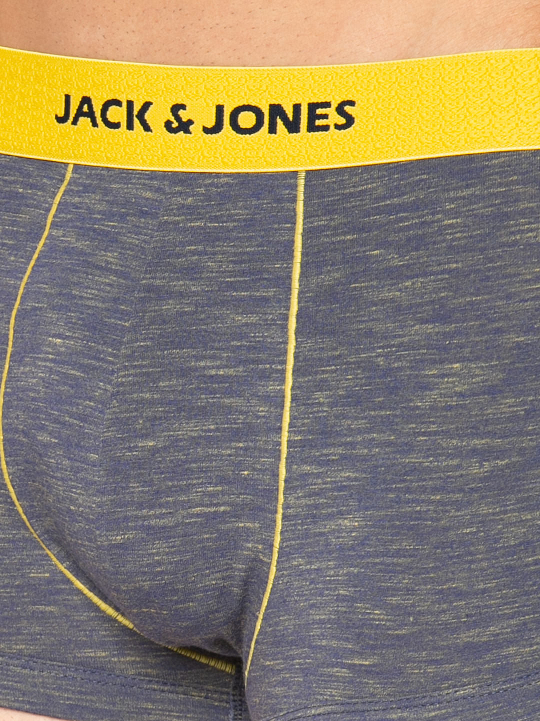 Blue Textured Brazilian Trunks