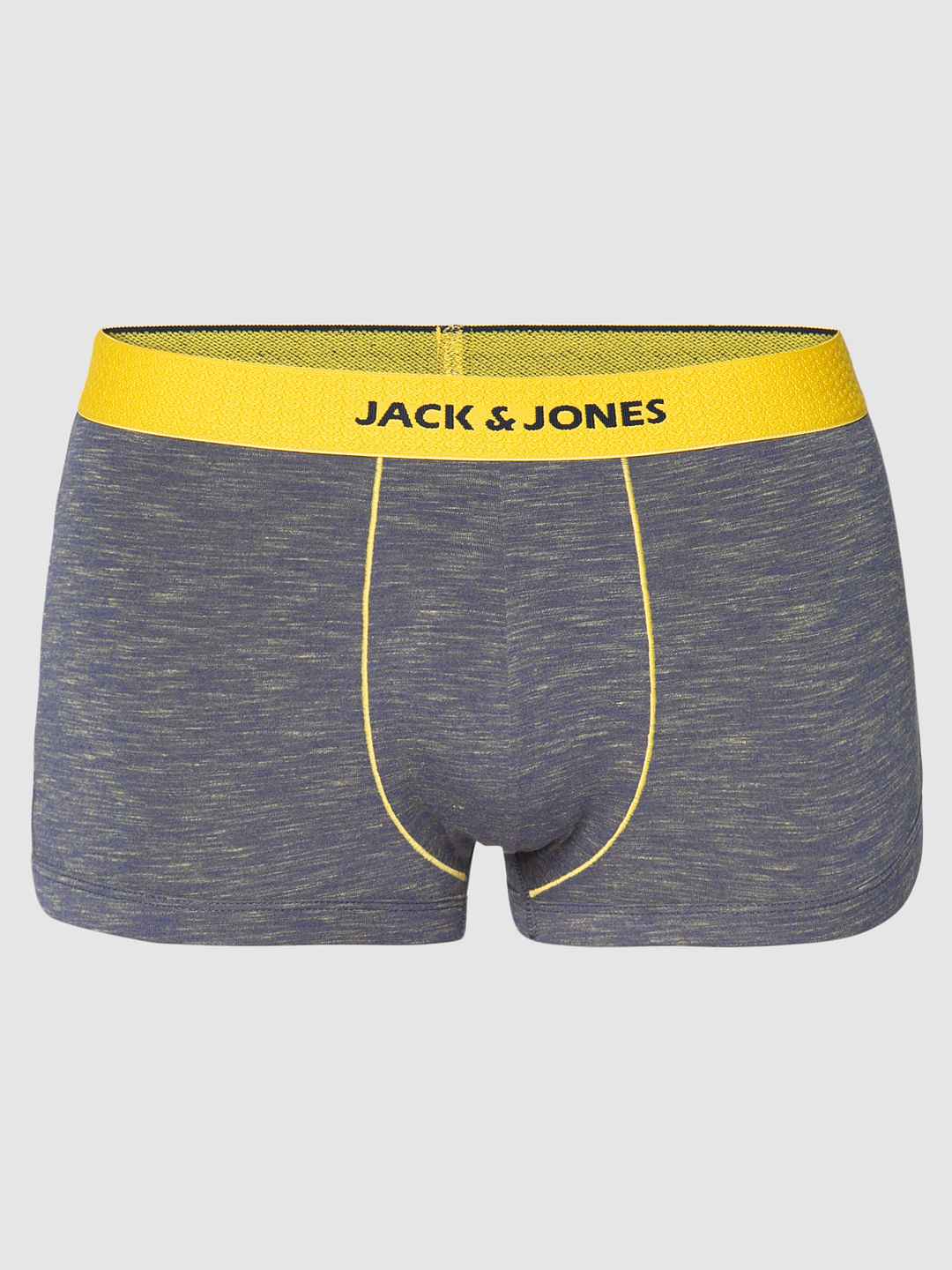 Blue Textured Brazilian Trunks