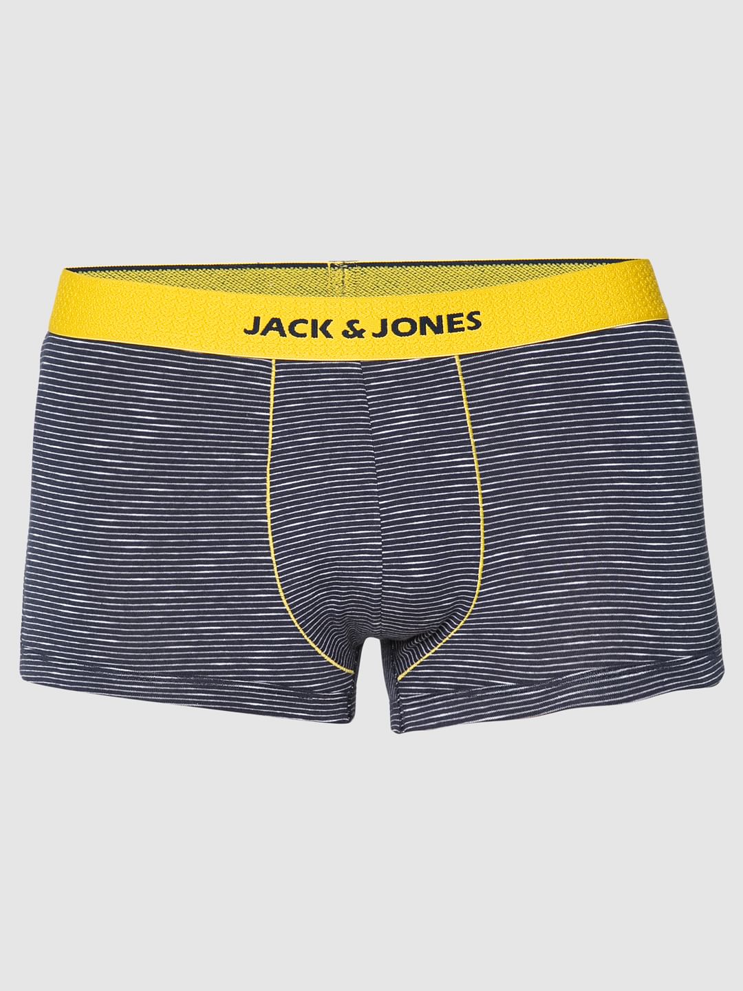 Blue Striped Brazilian Trunks