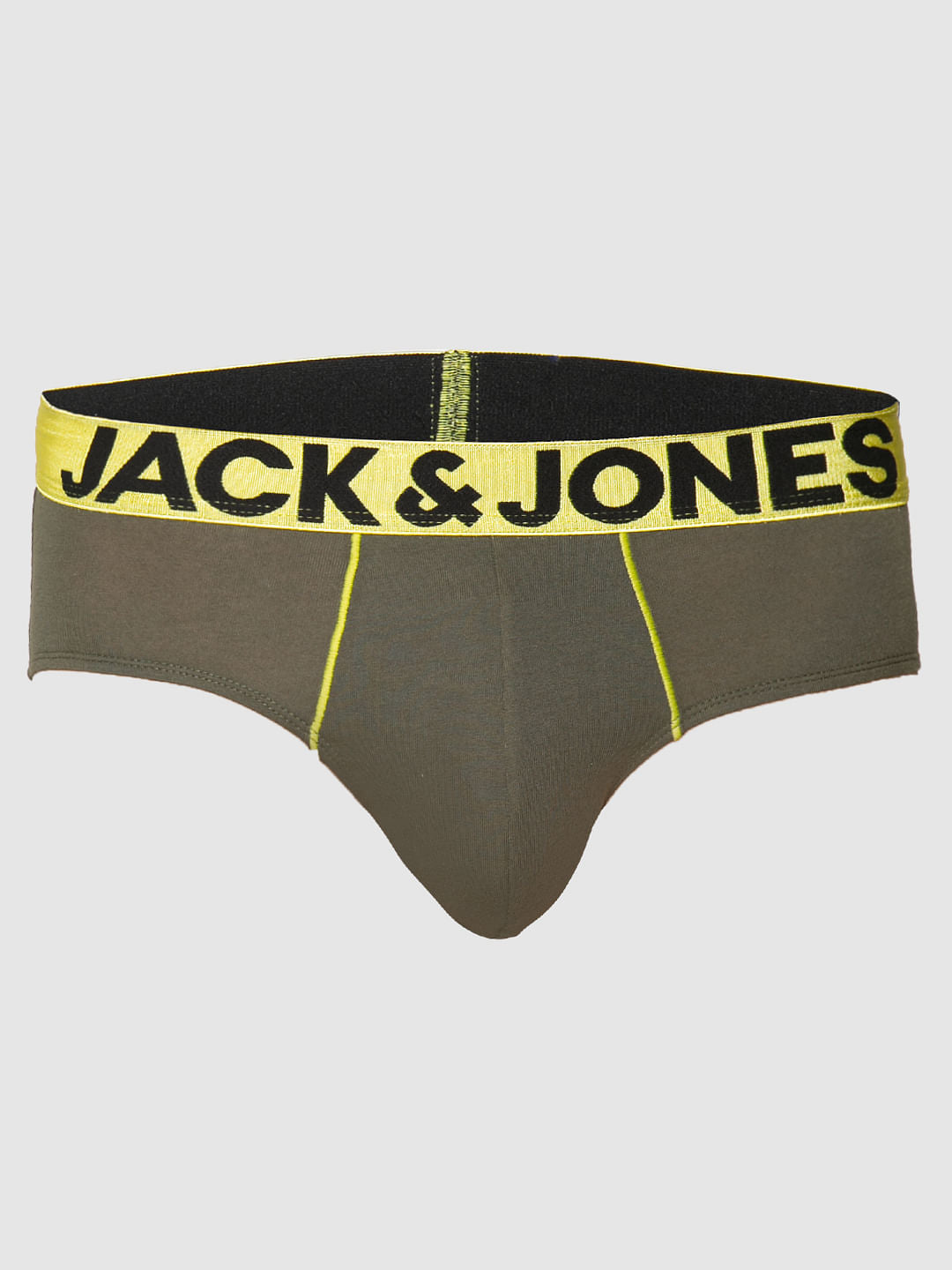 Green Solid Briefs