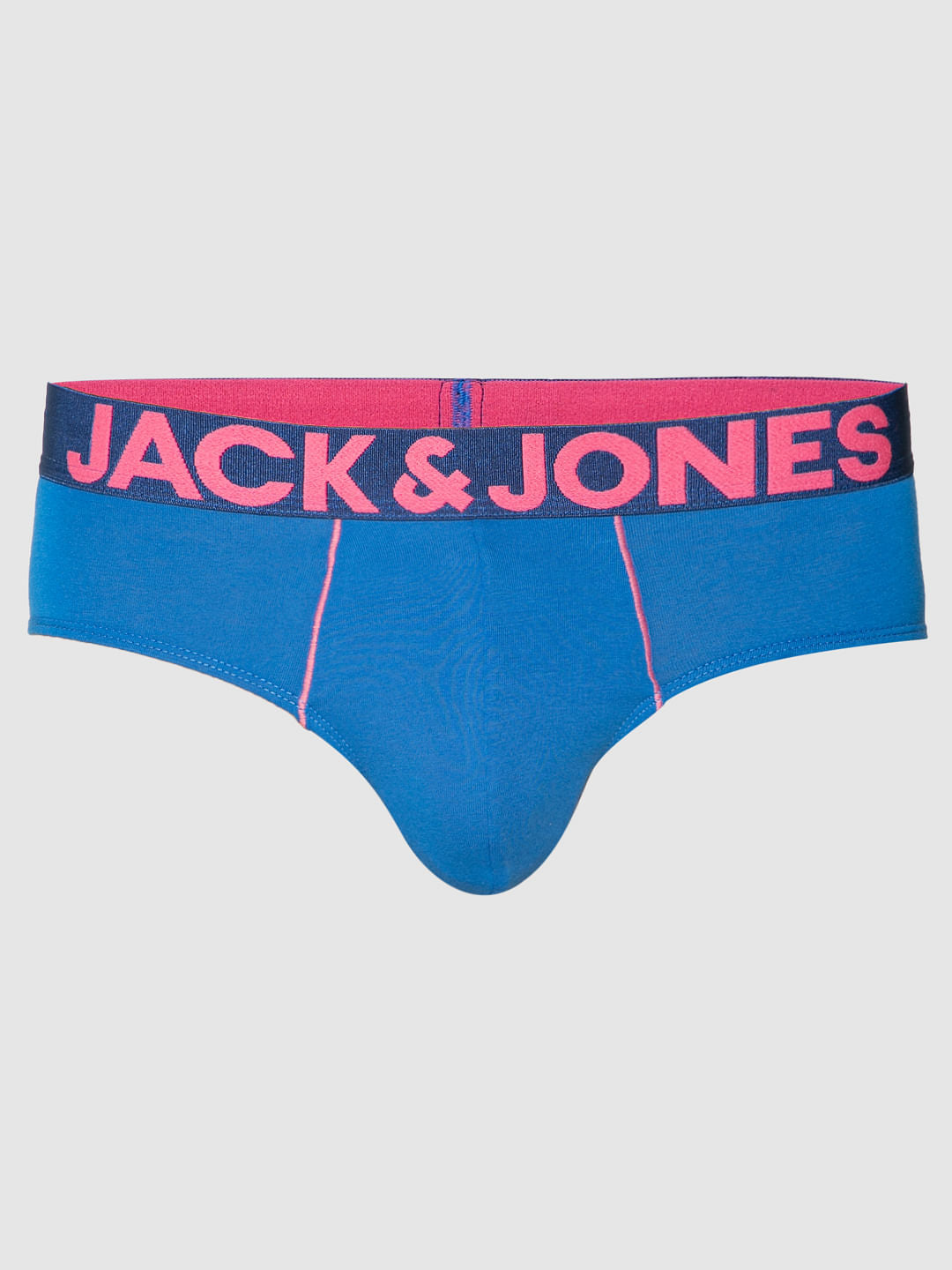Blue Solid Briefs