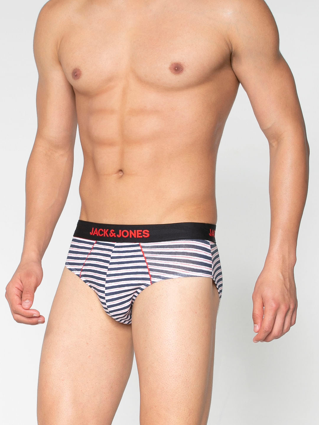 Blue And White Striped Briefs