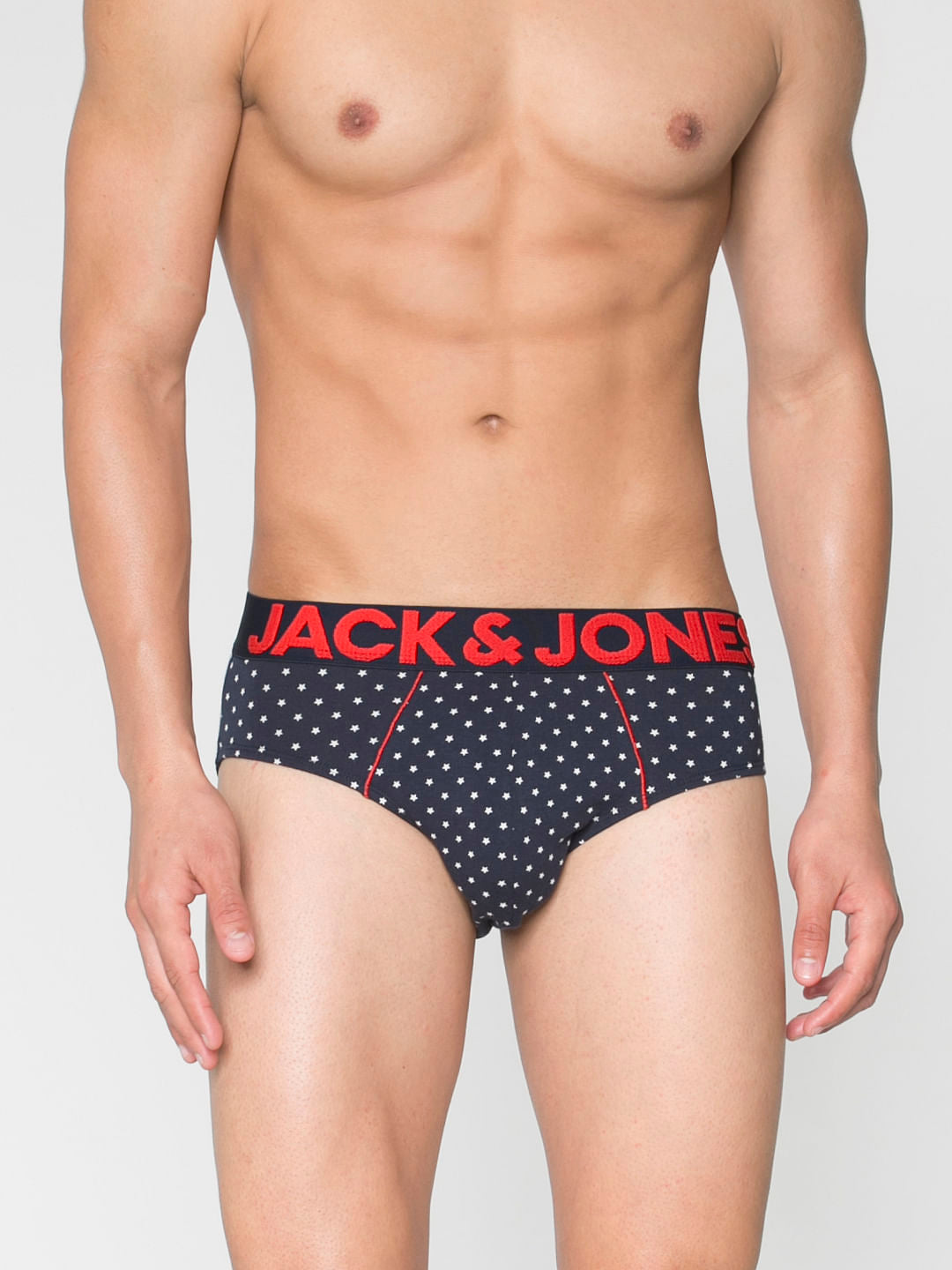 Blue All Over Star Print Briefs