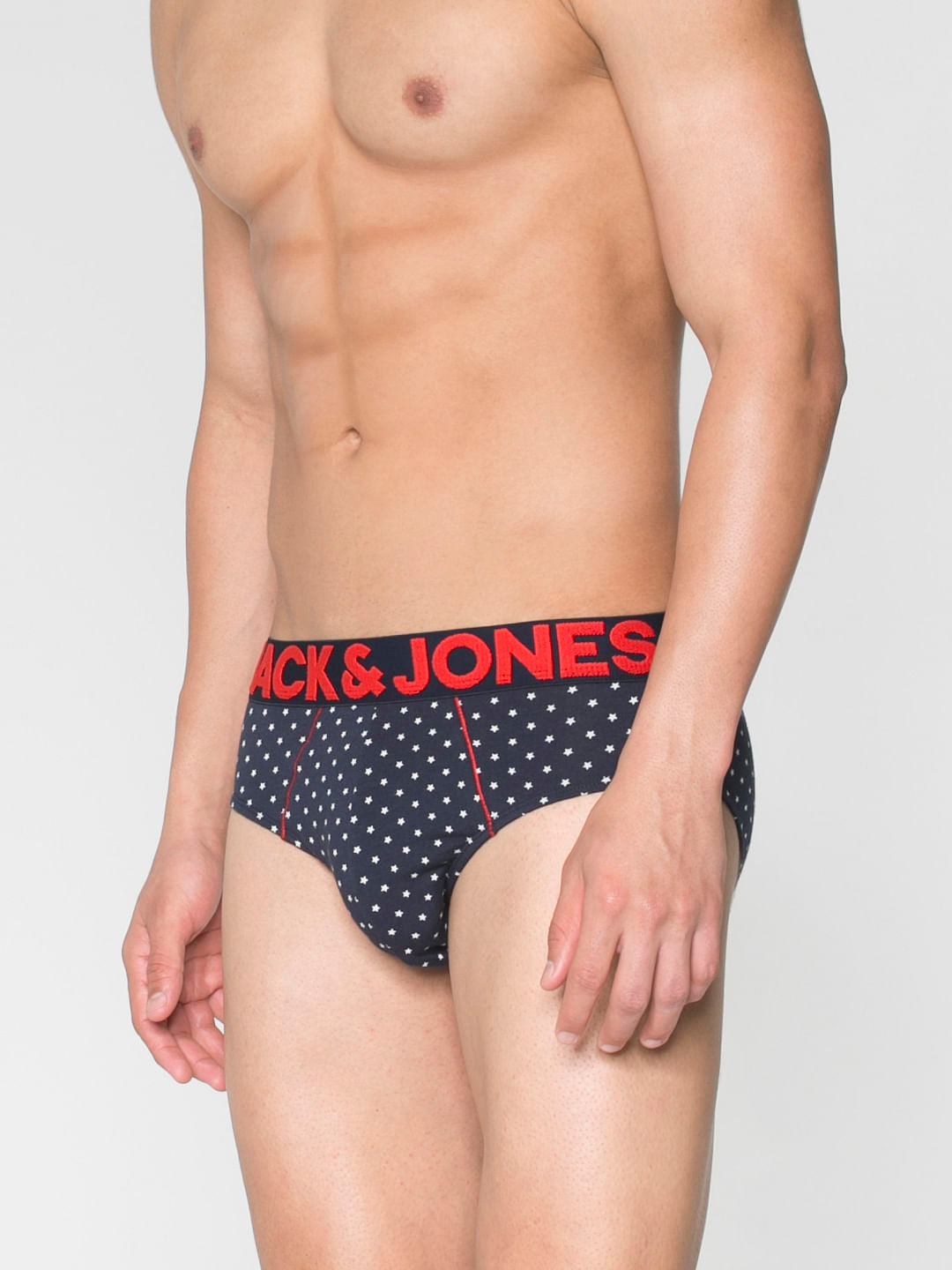 Blue All Over Star Print Briefs