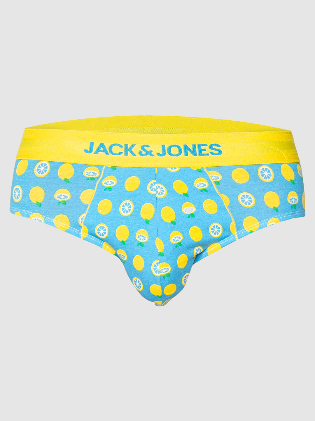 Blue All Over Lemon Print Briefs