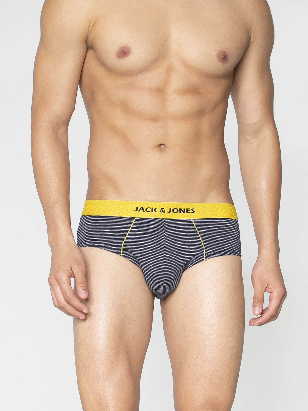 Blue Striped Briefs
