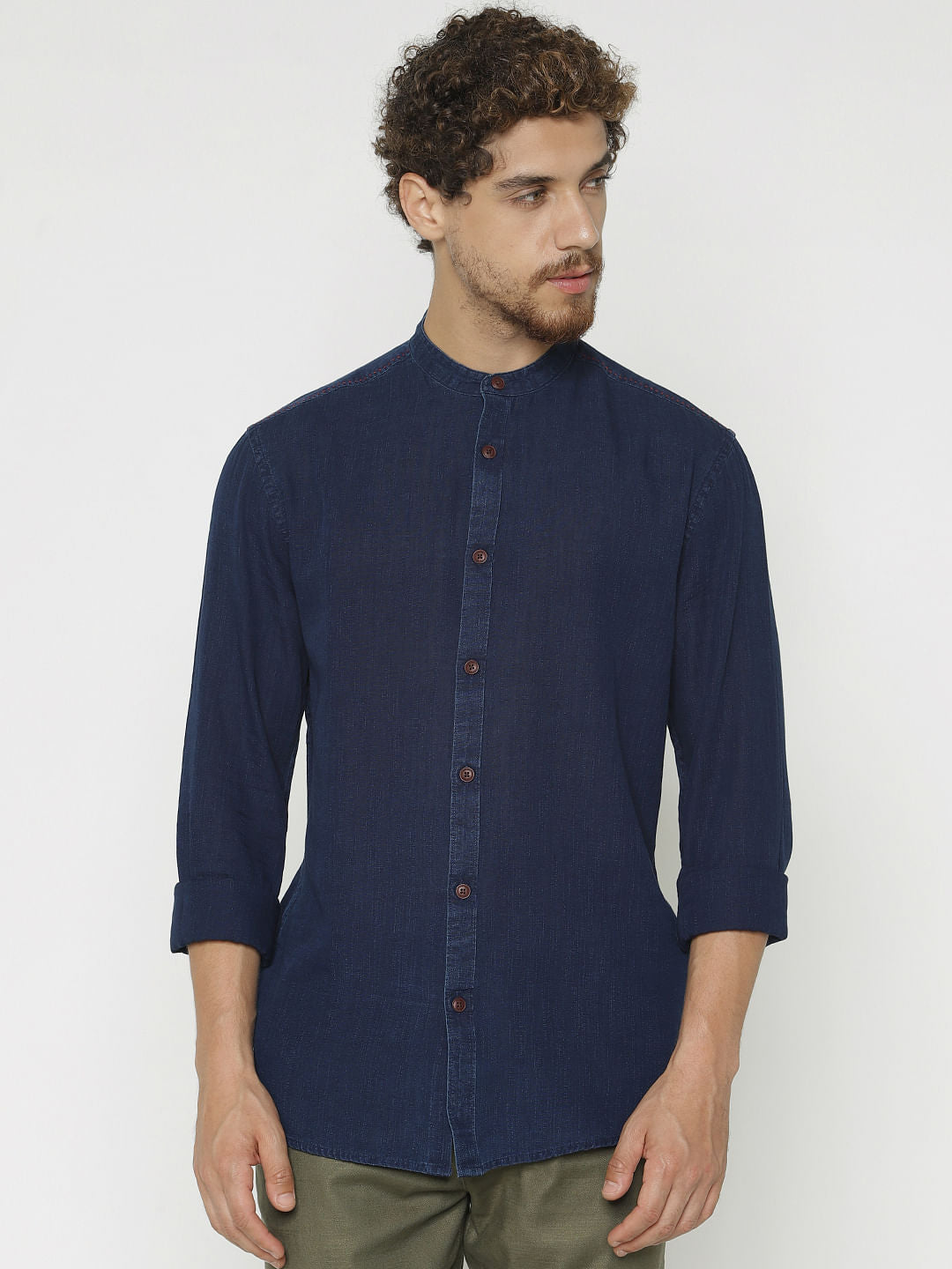 Blue Denim Full Sleeves Shirt