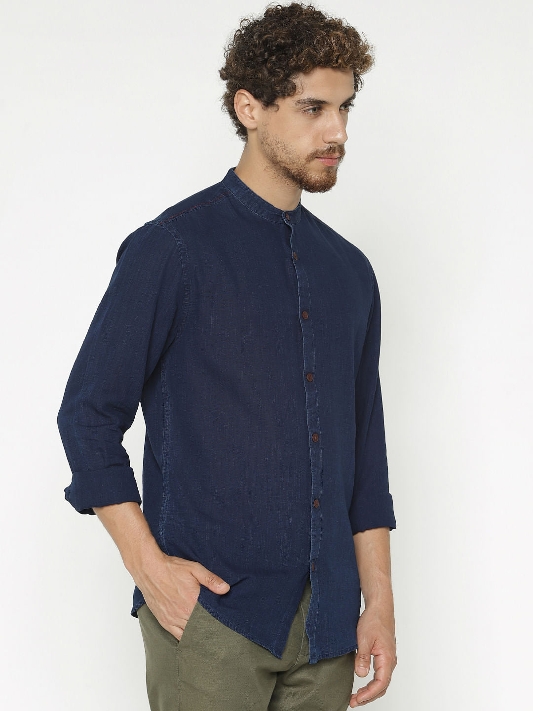 Blue Denim Full Sleeves Shirt