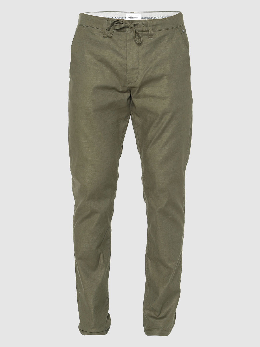 Green Slim Fit Pants