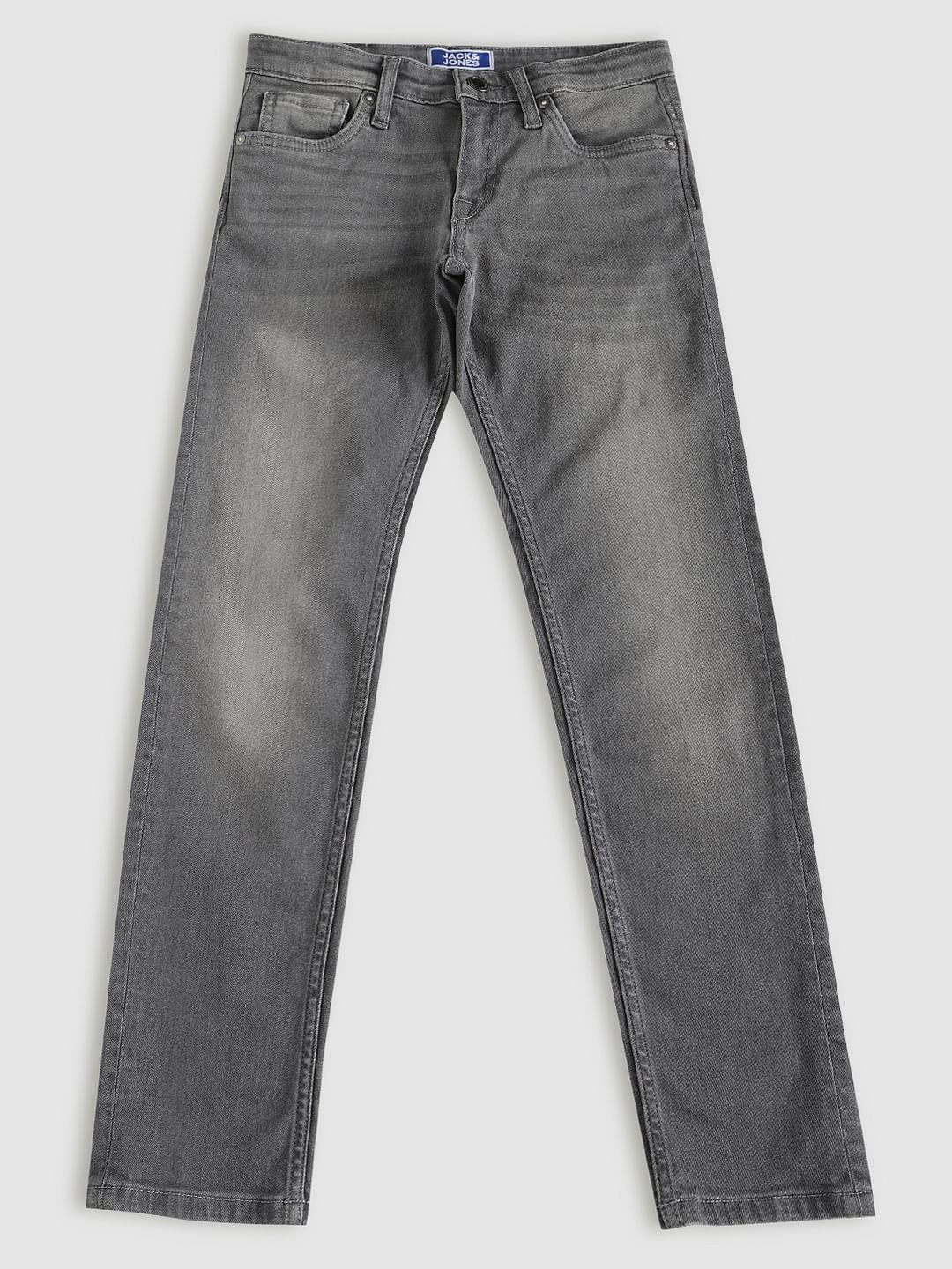 Boys Grey Mid Rise Ben Skinny Fit Jeans