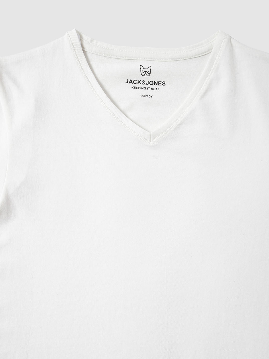 Boys Black Crew Neck T-Shirt