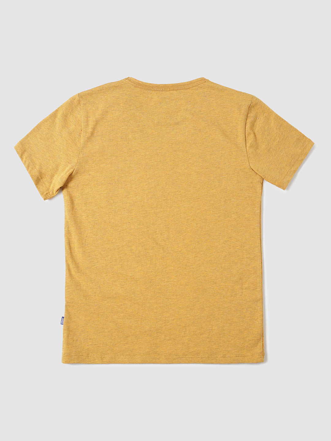 Boys Yellow Slim Fit Crew Neck T-Shirt - 128/8Y