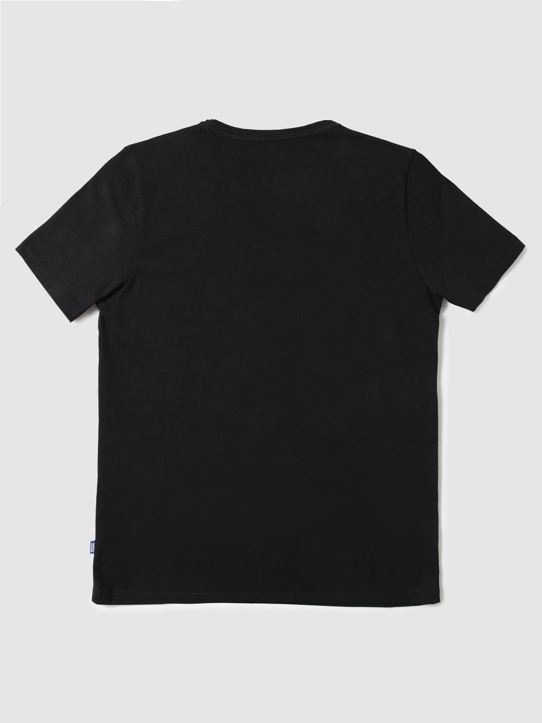 Boys Black Slim Fit Crew Neck T-Shirt - 128/8Y