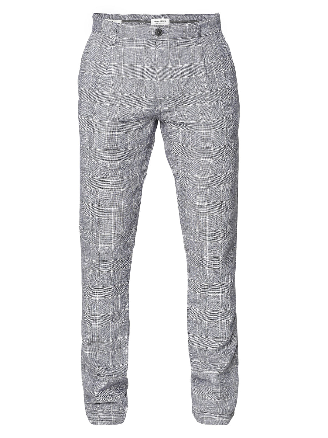 Grey Checks Pants
