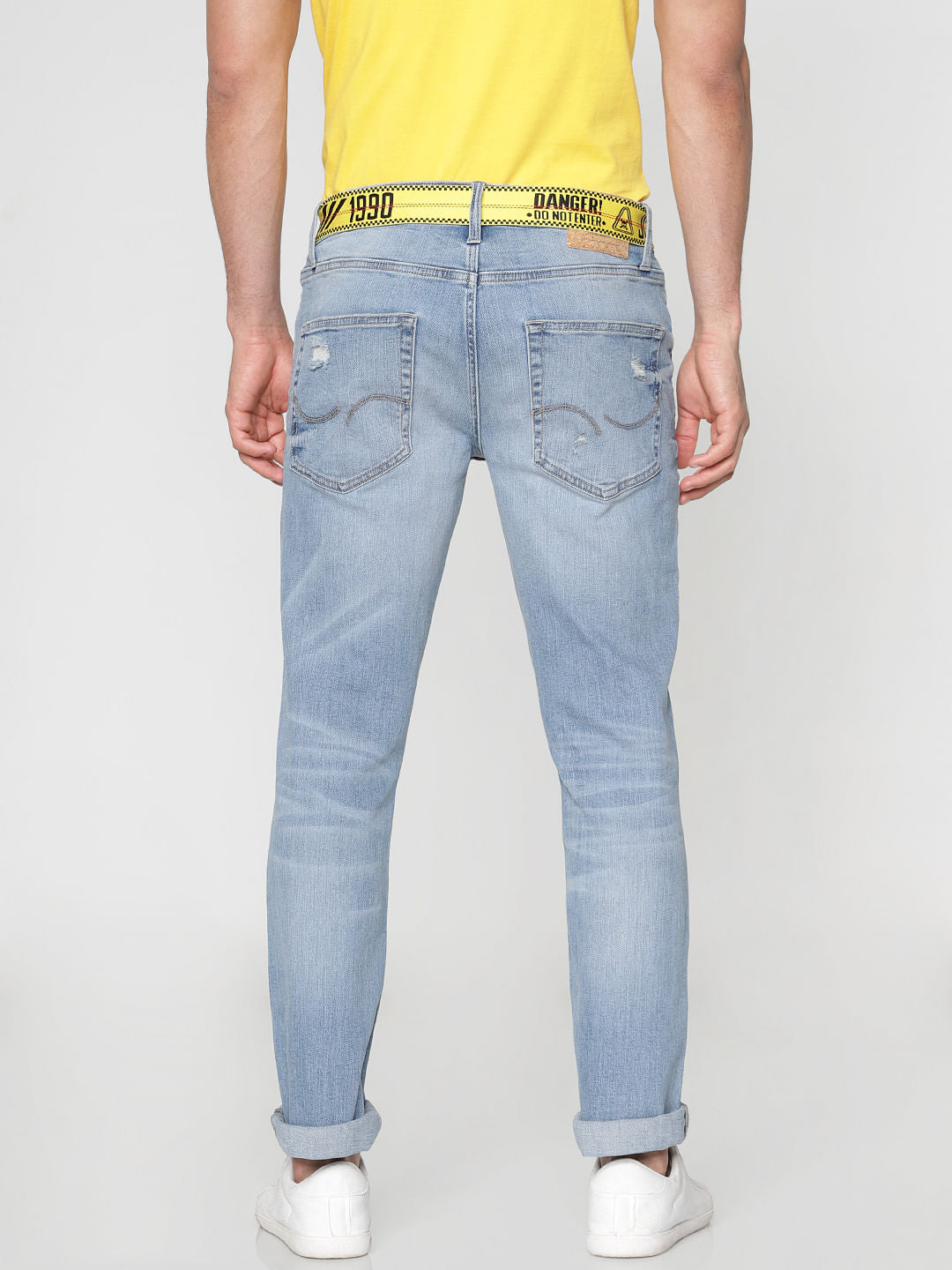 Light Blue Ripped Tim Anti Fit Jeans