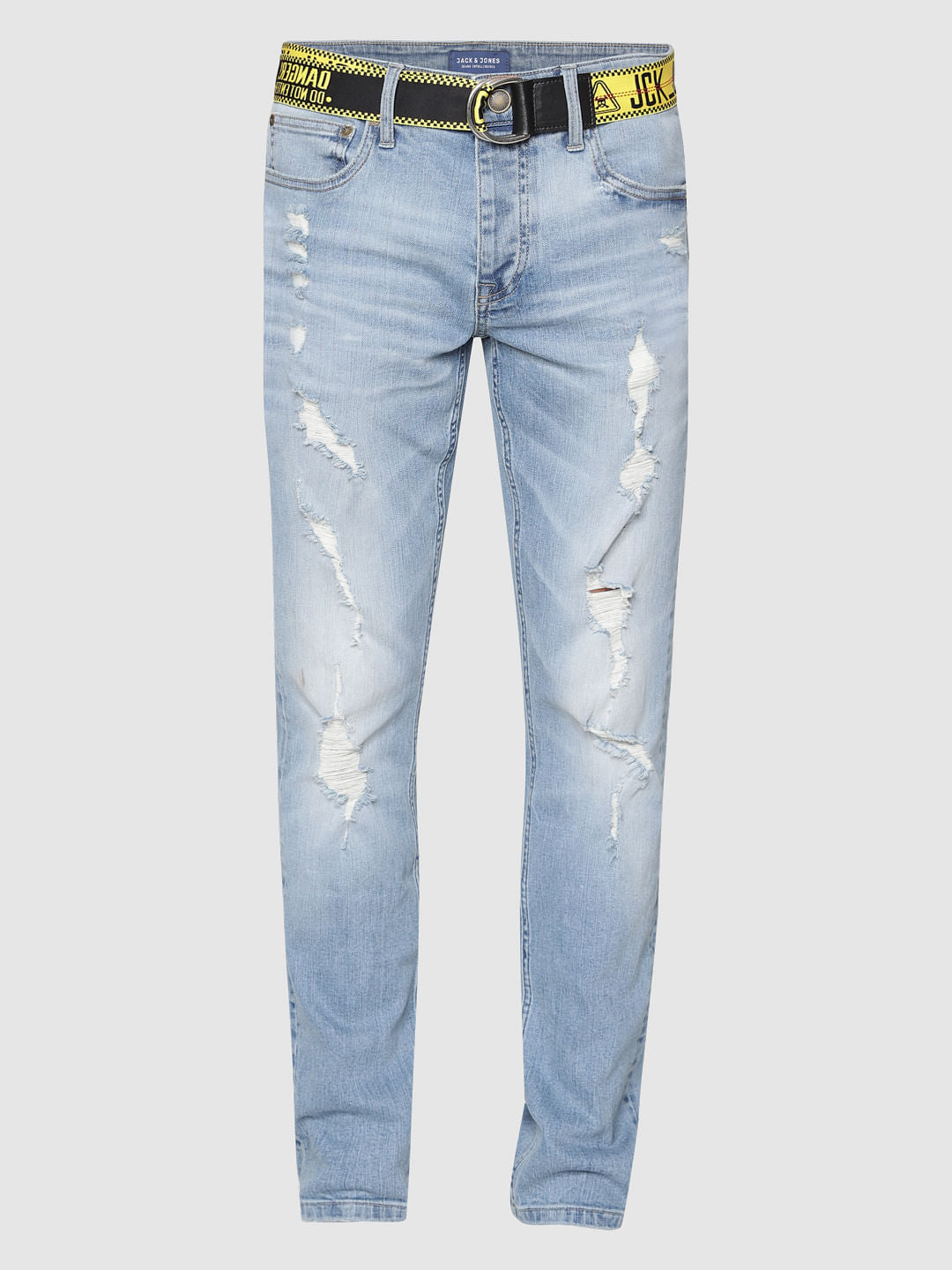 Light Blue Ripped Tim Anti Fit Jeans