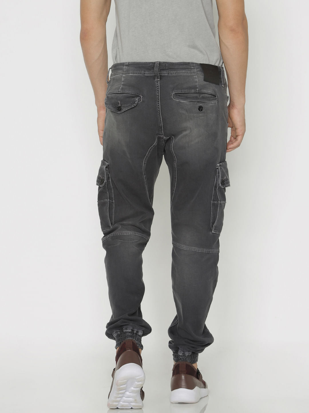 Grey Faded Erik Anti Fit Jeans