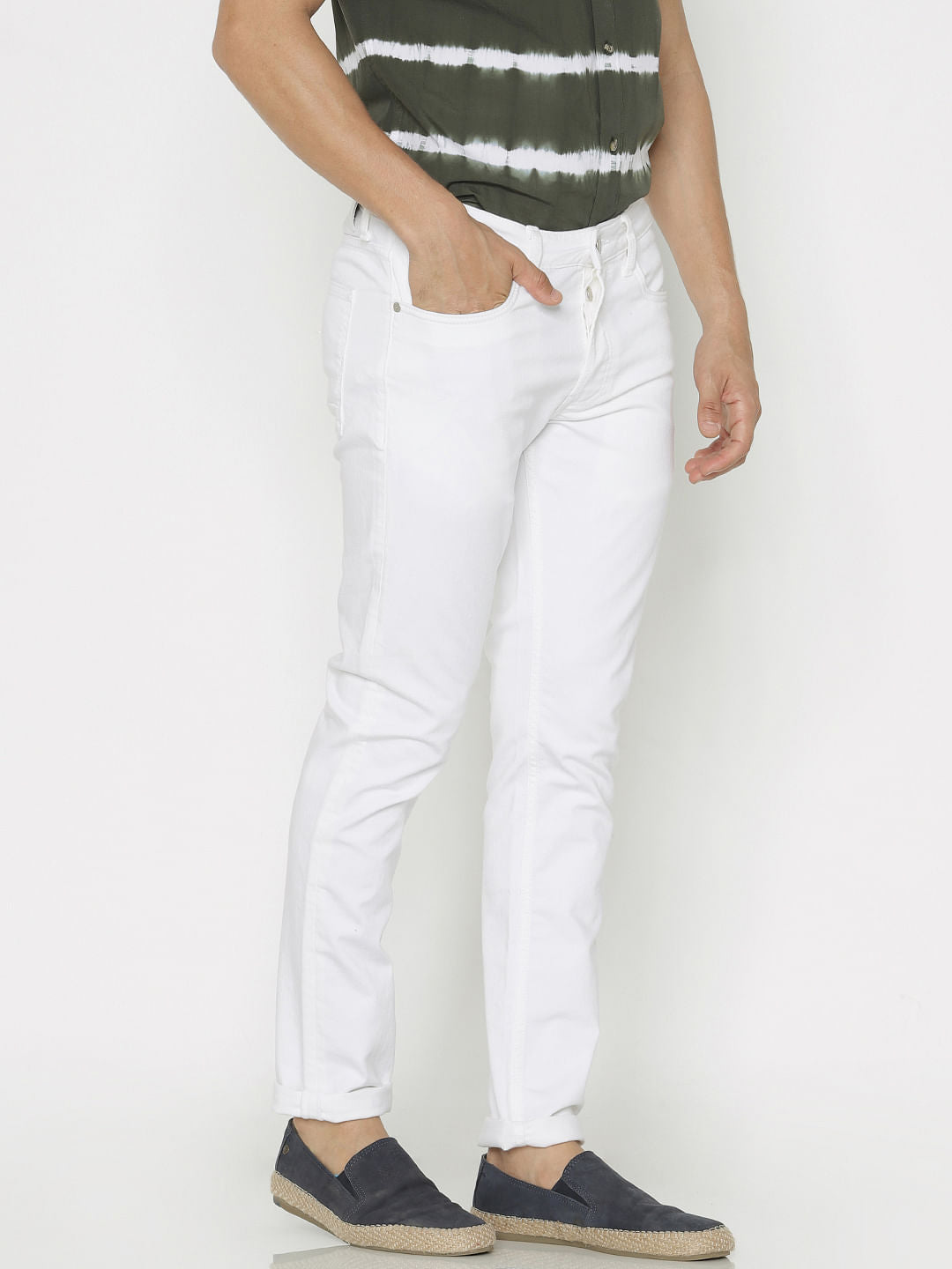 White Ben Skinny Fit Jeans
