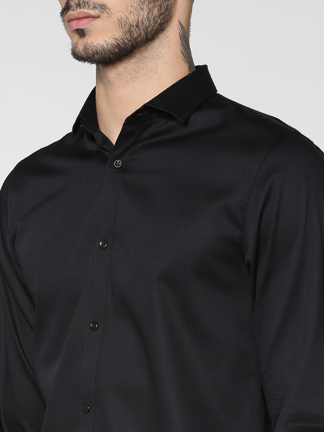 Black Full Sleeves Shirt